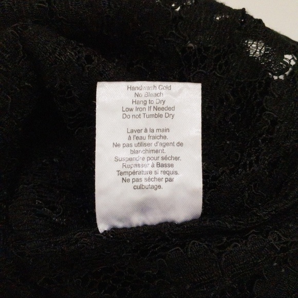 Wilfred Aritzia Madeline Floral Black Lace Racerback Tank Sleeveless Top Size XS - Picture 10 of 11